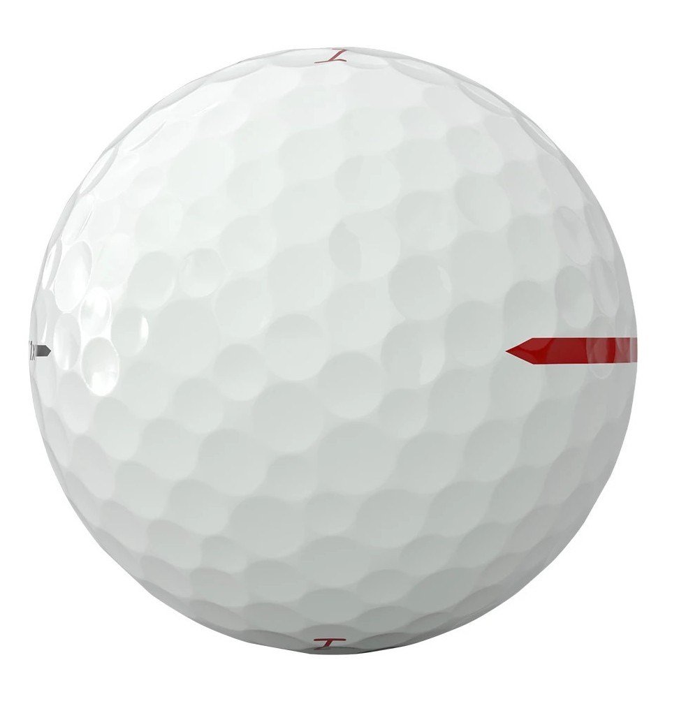 Titleist Pro V1x Left Dash Performance Alignment Red Golfbälle