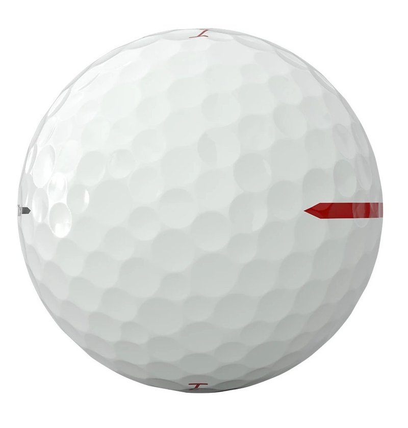 Titleist Pro V1x Left Dash Performance Alignment Red Golfbälle