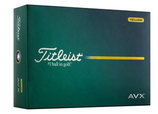 Titleist AVX Golfbälle, gelb