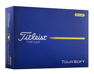 Titleist Tour Soft Golfbälle, gelb