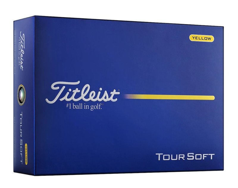 Titleist Tour Soft Golfbälle, gelb