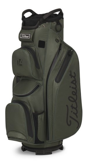 Titleist 14 StaDry Cartbag, cypres/schwarz