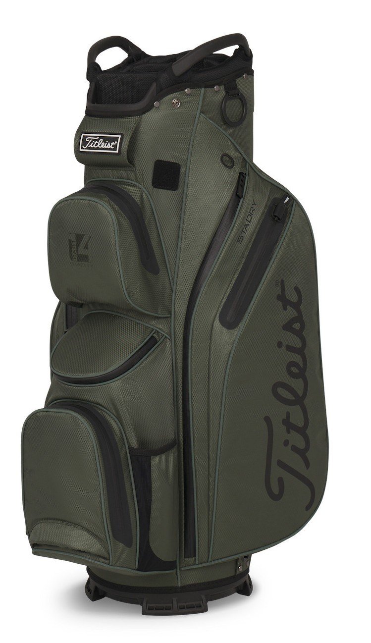 Titleist 14 StaDry Cartbag, cypres/schwarz