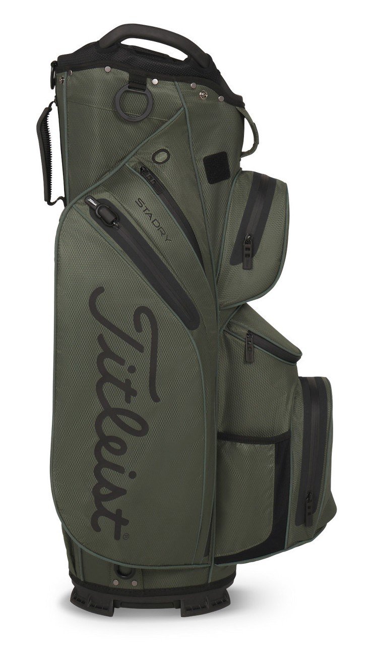Titleist 14 StaDry Cartbag, cypres/schwarz