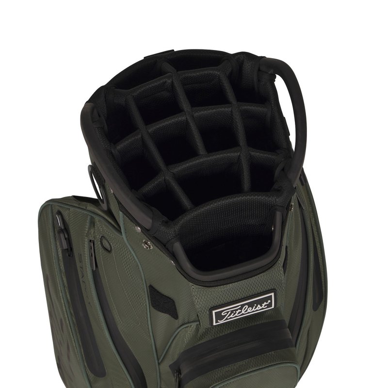 Titleist 14 StaDry Cartbag, cypres/schwarz