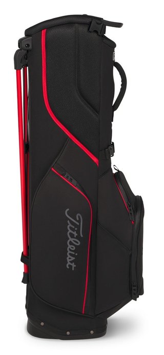 Titleist Players S5 StaDry Standbag, schwarz/rot/graphite