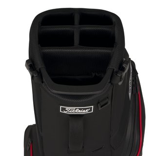 Titleist Players S5 StaDry Standbag, schwarz/rot/graphite