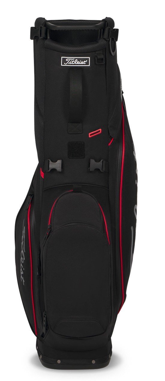 Titleist Players S4 StaDry Stand Bag, Black/Red/Graphite