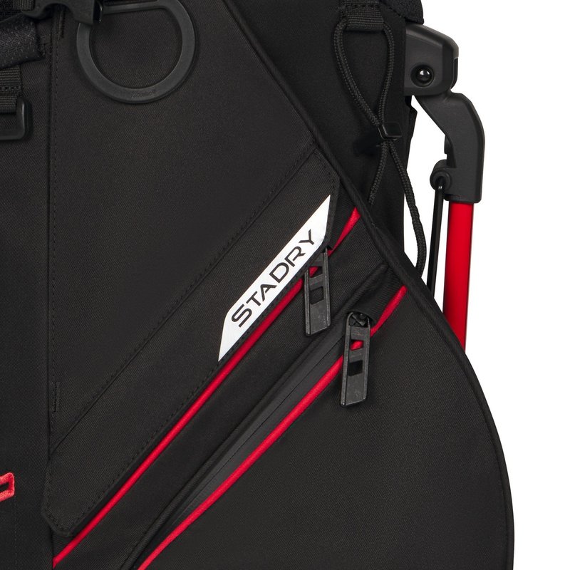 Titleist Players S4 StaDry Stand Bag, Black/Red/Graphite