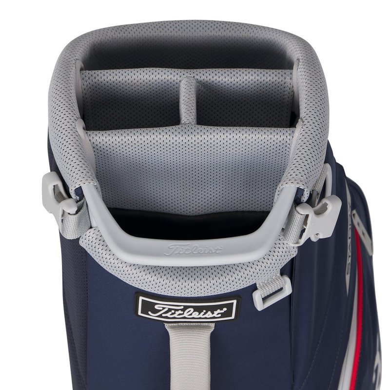 Titleist Players S4 StaDry Standbag, Navy/Rot/Weiß