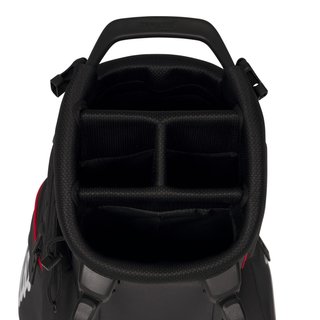 Titleist Players S4 Standbag, schwarz/rot/weiss
