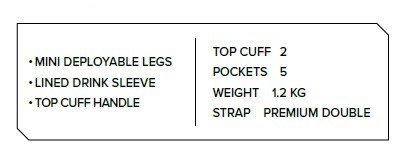 Titleist Premium Carry Pencilbag, monterey/schwarz