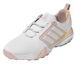 Adidas Adipower 26 Spikeless Damen Golfschuhe, cloud white/blush pink/ice tangerine