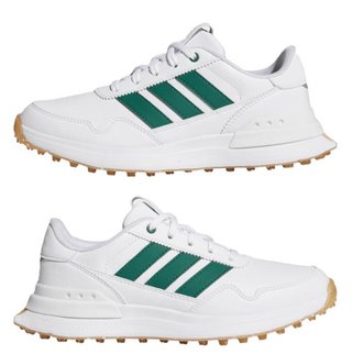 Adidas S2G 26 Spikeless Junior Golfschuhe, weiss/grün