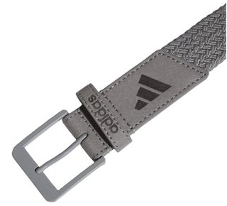 Adidas Braided Stretch  Herren Gürtel, grau