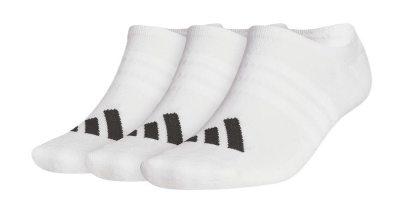 Adidas No Show Herren Socken, wiess, 3 Paar