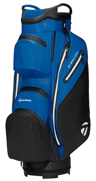 TaylorMade Storm Dry Cartbag, schwarz/blau