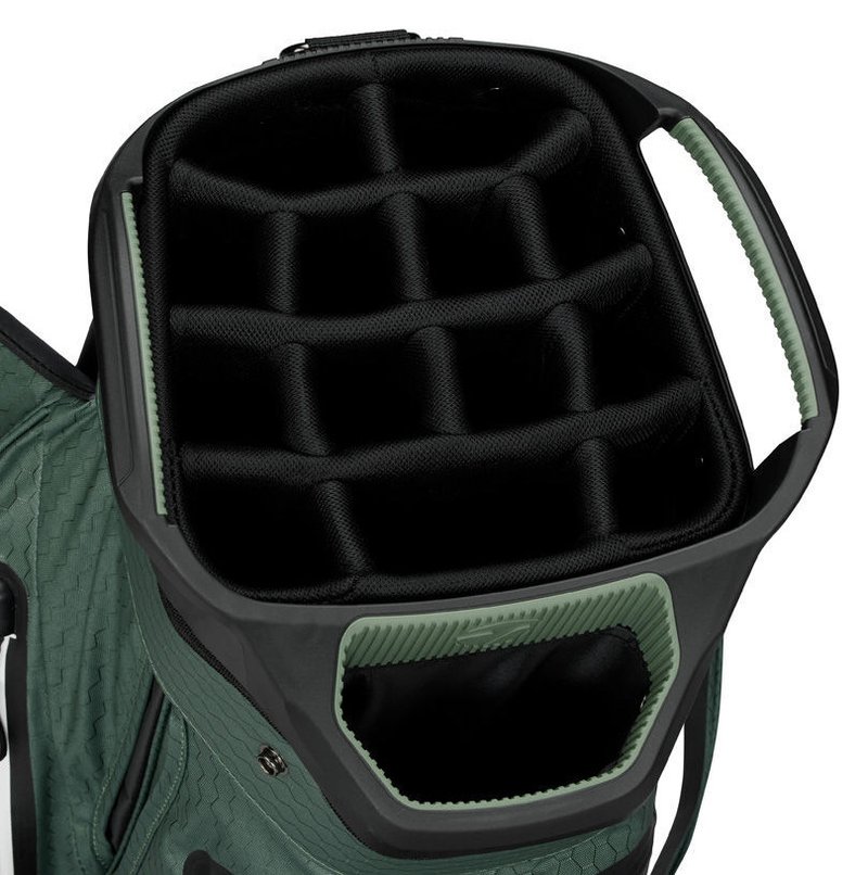 TaylorMade Storm Dry Cartbag, schwarz/dark sage