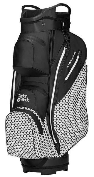 TaylorMade Storm Dry Cart Bag, heritage icon black