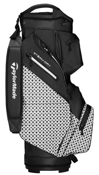 TaylorMade Storm Dry Cart Bag, heritage icon black