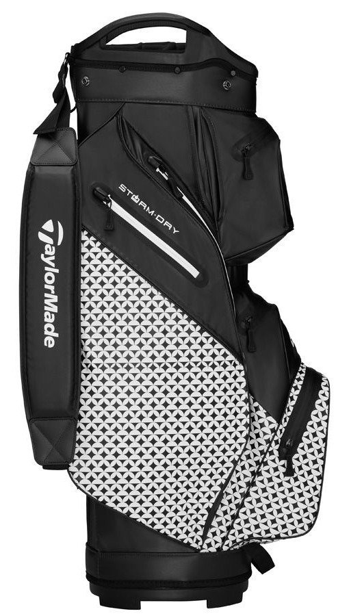 TaylorMade Storm Dry Cart Bag, heritage icon black