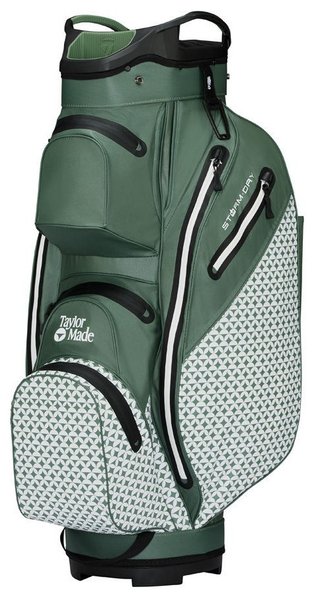TaylorMade Storm-Dry wasserdichtes Cart Bag, Heritage Icon Dark Sage