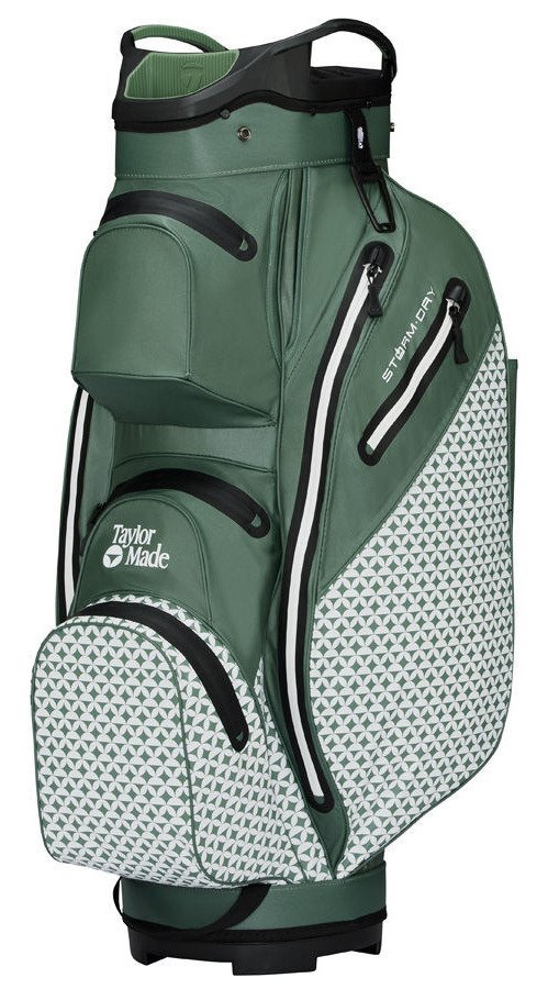 TaylorMade Storm-Dry wasserdichtes Cart Bag, Heritage Icon Dark Sage