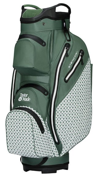 TaylorMade Storm-Dry wasserdichtes Cart Bag, Heritage Icon Dark Sage