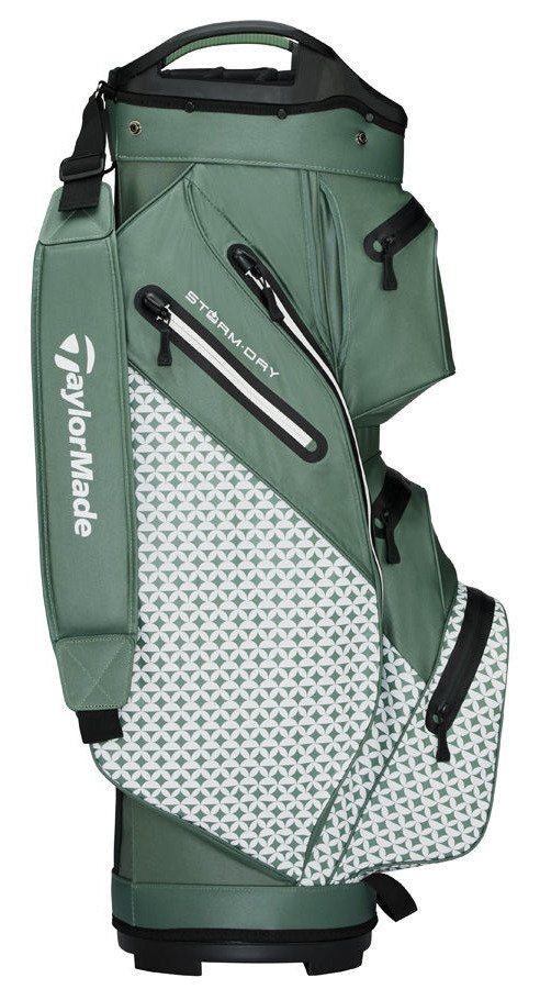 TaylorMade Storm-Dry wasserdichtes Cart Bag, Heritage Icon Dark Sage