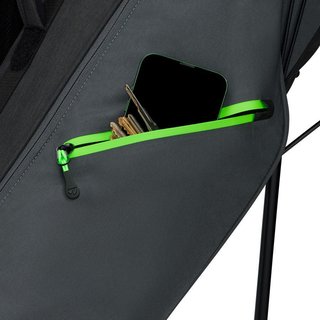 TaylorMade Flextech Carry Standbag, grau/schwarz/neongrün