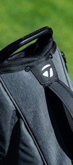 TaylorMade Flextech Carry Standbag, grau/schwarz/neongrün