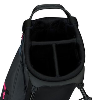 TaylorMade Flextech Carry Standbag, grau/neonrosa