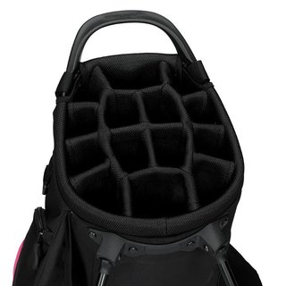 TaylorMade Flextech Crossover Standbag, schwarz/grau/neonrosa
