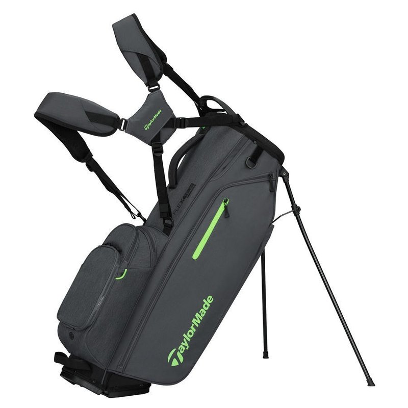 TaylorMade Flextech Crossover Standbag, grau/neongrün