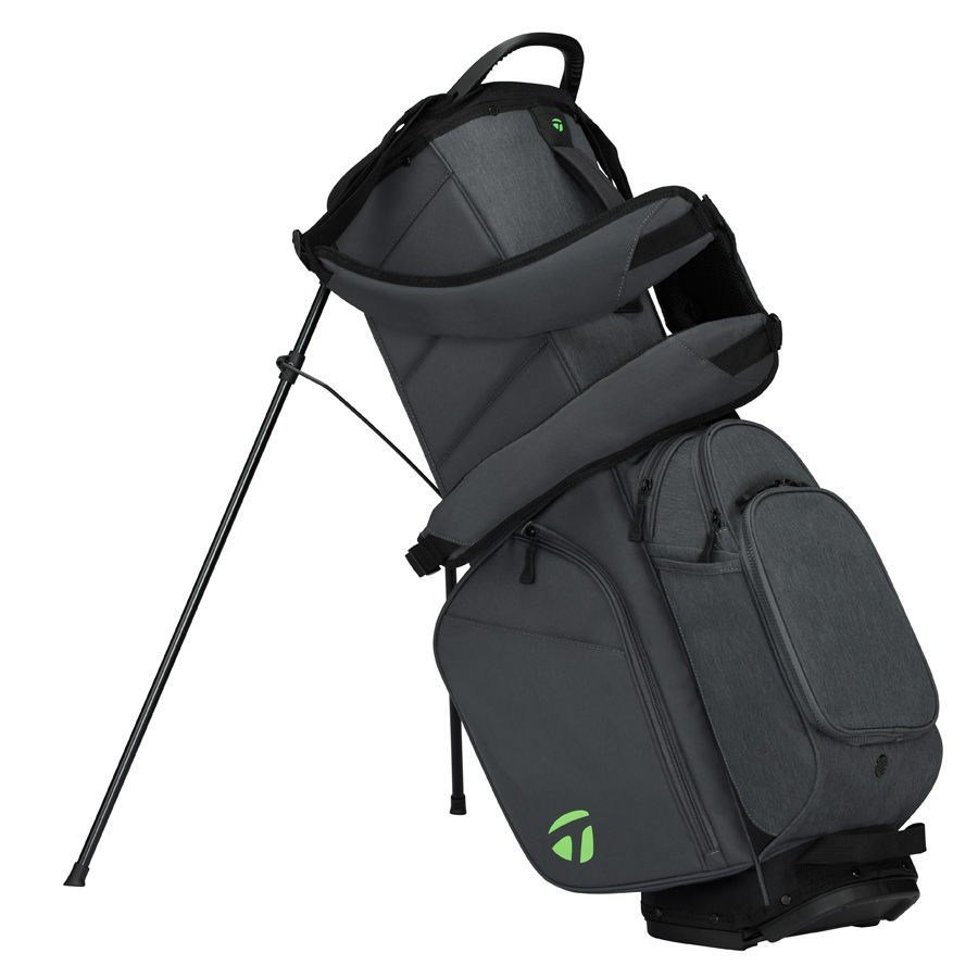 TaylorMade Flextech Crossover Standbag, grau/neongrün