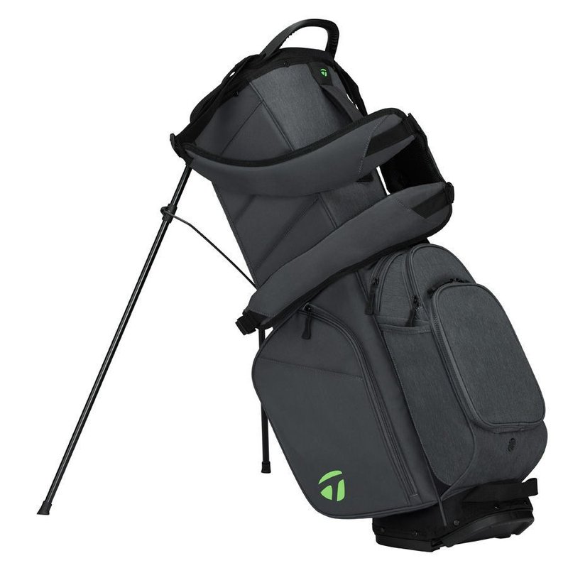 TaylorMade Flextech Crossover Standbag, grau/neongrün