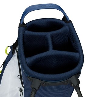 TaylorMade FlexTech Super Lite Standbag, dunkeblau/weiss/neonlimettengrün