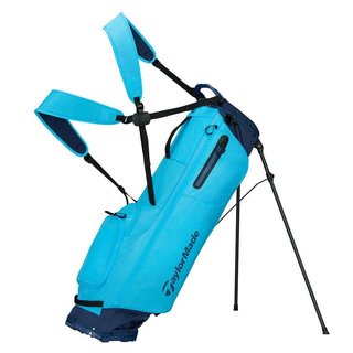 TaylorMade FlexTech Super Lite Standbag, cyan/dunkelblau