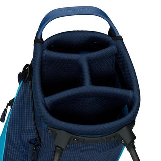 TaylorMade FlexTech Super Lite Standbag, cyan/dunkelblau