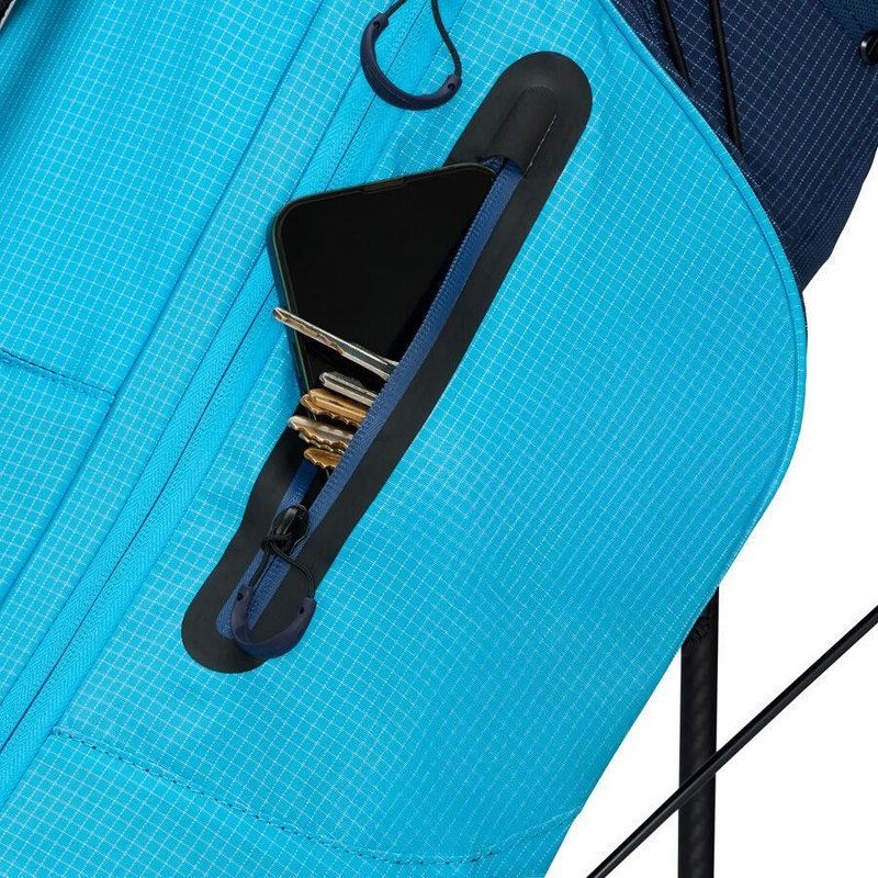 TaylorMade FlexTech Super Lite Standbag, cyan/dunkelblau