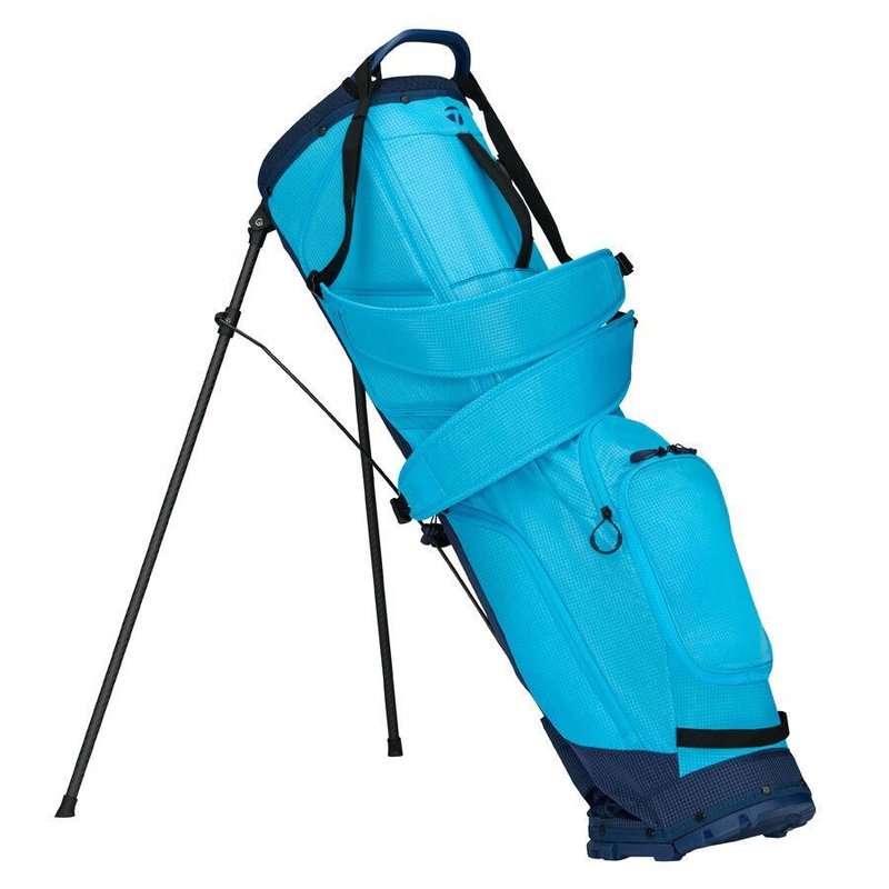 TaylorMade FlexTech Super Lite Standbag, cyan/dunkelblau