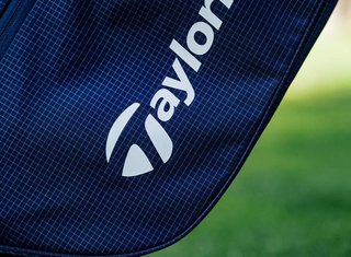 TaylorMade FlexTech Super Lite Standbag, cyan/dunkelblau