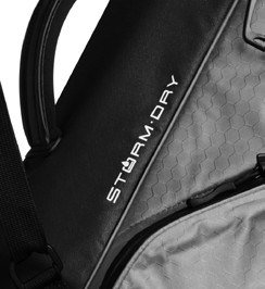 TaylorMade Storm-Dry Wasserdichte Standbag, grau/schwarz