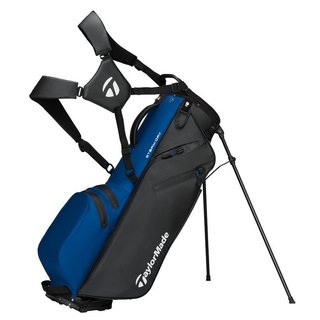 TaylorMade Storm-Dry Wasserdichte Standbag, schwarz/blau