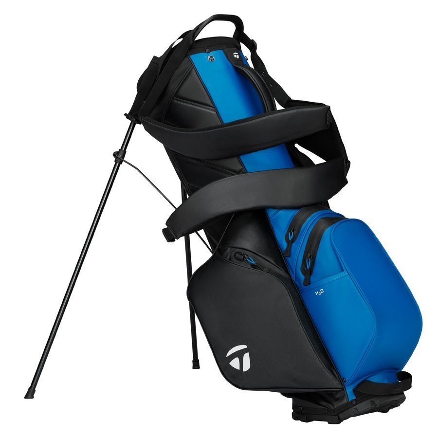 TaylorMade Storm-Dry Wasserdichte Standbag, schwarz/blau