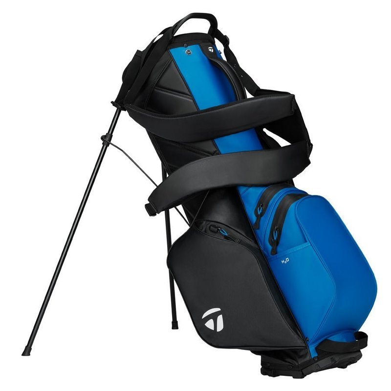 TaylorMade Storm-Dry Wasserdichte Standbag, schwarz/blau