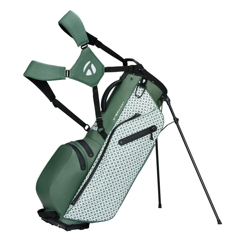 TaylorMade Storm-Dry Wasserdichtes Standbag, heritage icon dark sage