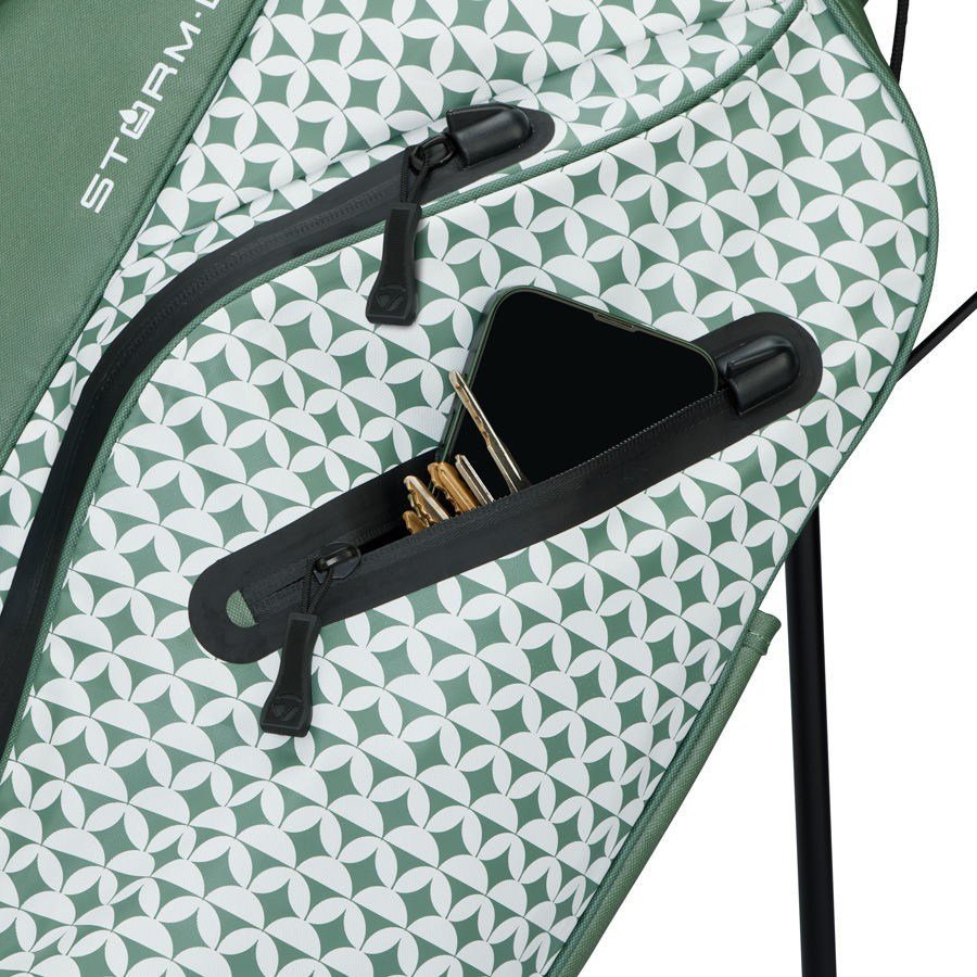 TaylorMade Storm-Dry Wasserdichtes Standbag, heritage icon dark sage