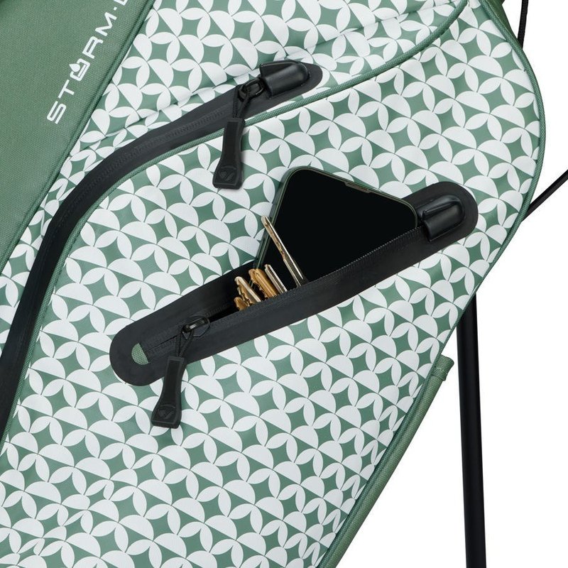 TaylorMade Storm-Dry Wasserdichtes Standbag, heritage icon dark sage