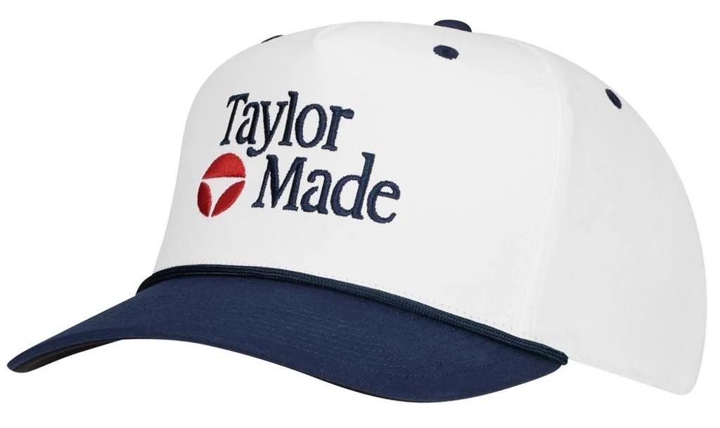 TaylorMade A-Frame Legacy Herren Cap, weiss/dunkelblau